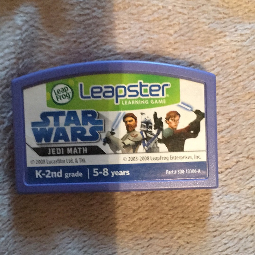 Leap Frog Leapster Star Wars Math Game